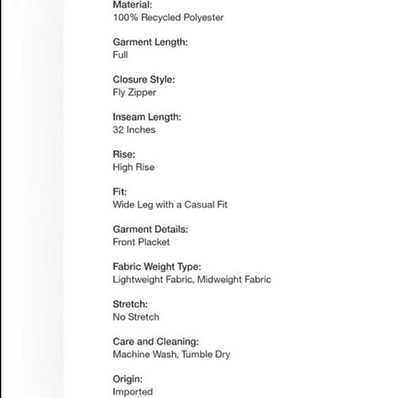 Fe Noel x Target Women's Feathered Palm Print Wide-Leg Pants - Picture 10 of 10